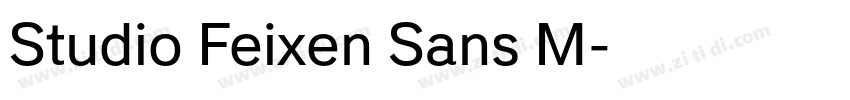 Studio Feixen Sans M字体转换